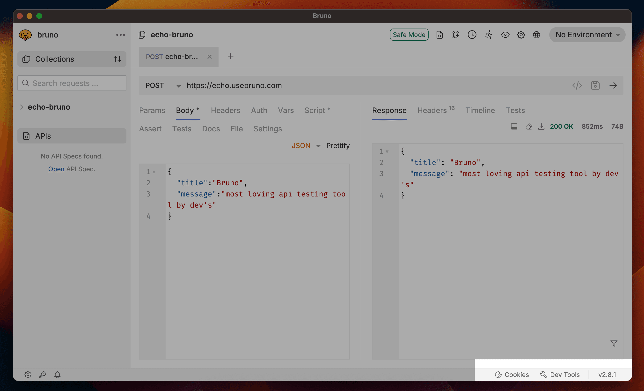 Dev Tools Access
